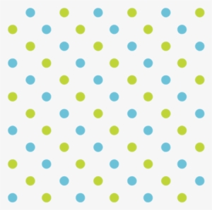 Fun Flowers Blue Green Polka Dots Fabric By Floating - Polka Dot