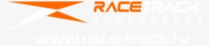 Racetrack Supercross Site And Logo White - Portable Network Graphics
