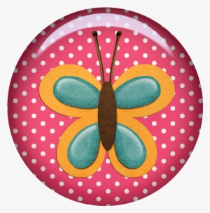 Clipart Butterfly Polka Dot - Clip Art