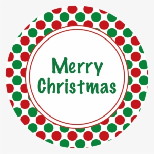 Polka Dot Merry Christmas Napkin Knot - Merry Christmas Polka Dot