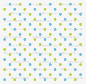 Fun Flowers Blue Green Polka Dots - Papel Rosa E Marrom