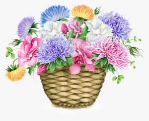 Lila Rosa Blumenkorb-brautjungfern-einladung Karte