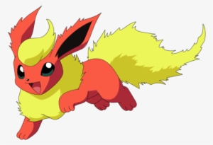 Pokemon Clipart Fire Pokemon - Pokemon Eevee Evolution Flareon