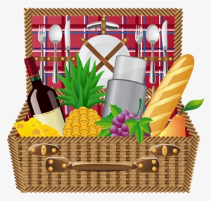 Web Design Development Summer Clip Art And - Picnic Basket Transparent Background