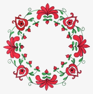 Png File Size - Flower Design In Circle For Drawing