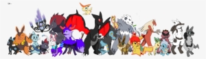 Big Pokemon Group By Katiekatehedgie On Deviantart - Pokemon Group Png