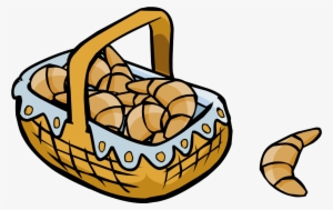 Fairy Fables Croissant Basket - Club Penguin Basket