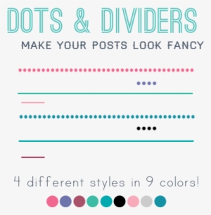 Borders And Dividers For Your Blog Posts - Blog Dividers
