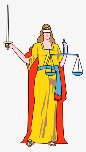 Scale Clipart Lady Justice - Symbol Of Justice Clipart