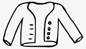 Lab Coats Jacket White Clothing - Jacket Clipart Black And White