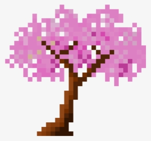 Cherry Blossom Tree - Рисунок По Клеточкам Сакура