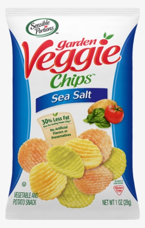 Garden Veggie Chips - Sensible Portions Vegetable Chip Sea Salt - 1 Oz.