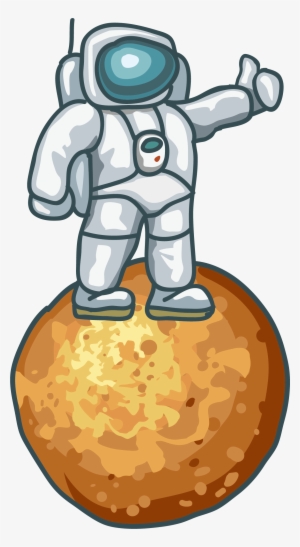Outer Space Astronaut Drawing Illustration - Astronaut