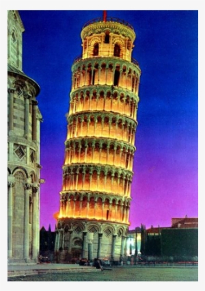 Tower Of Pisa - Leaning Tower At Night
