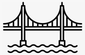 Golden Gate Bridge Silhouette Png - San Francisco Bridge Vector