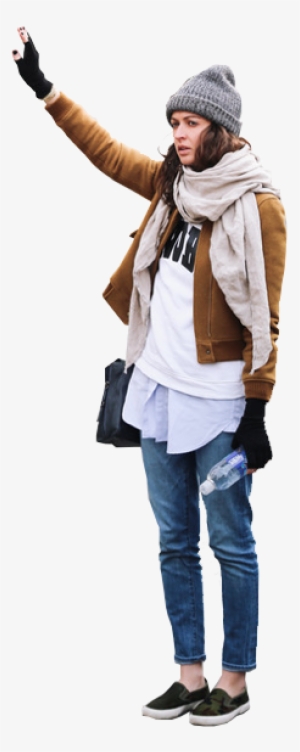 Cutout Women Standing People Cutout, Cut Out People, - Woman Standing Cutout