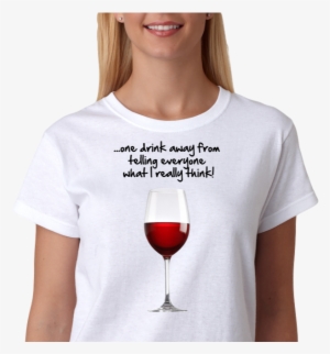 One Drink Away - Personalised Future Mrs Bride T-shirt Hen Party Wedding