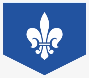 Blue Flag With A Black, Medieval Fleur De Lis Design - Medieval Times Blue Knight Symbol