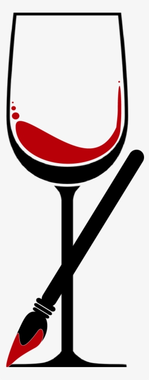 Wine Glass Png Vector Clipart - Painting A Wine Glass Clipart
