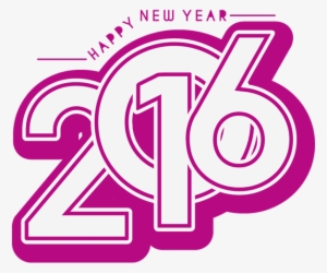 Jpg Transparent Download New Year 2016 Clipart