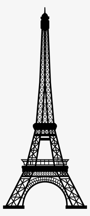 28 Collection Of Tower Clipart Png - Eiffel Tower Silhouette Png
