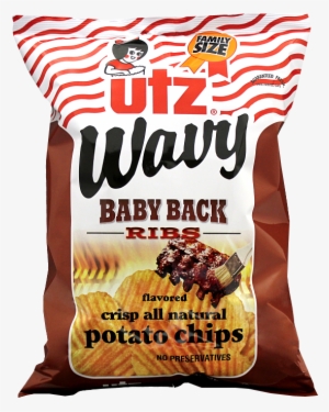 Product Image - Utz Potato Chips, Wavy - 10 Oz Pack