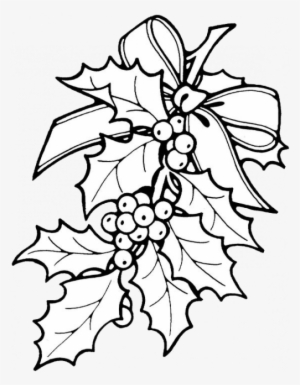 Christmas Leaves Coloring Pages