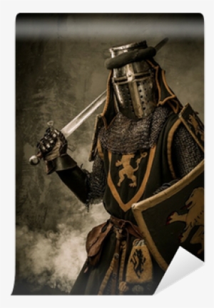 Medieval Knight Carrying Sword