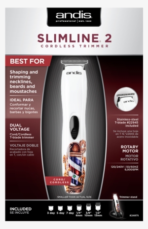 Andis 24380 Slimline Carbon T-blade Trimmer