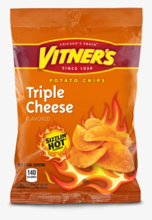 Sizzlin' Hot® Cheese Potato Chips - Vitner's Sweet Southern Heat Bbq Potato Chips 8.5 Oz