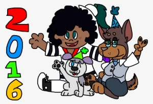 Happy New Year 2016 - Cartoon