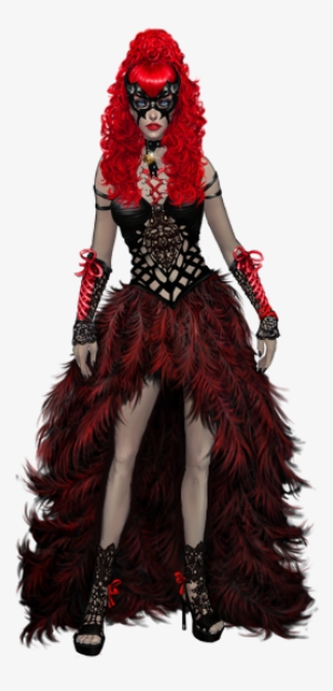 Female Gothic Masquerade Costume - Masquerade Costume Female