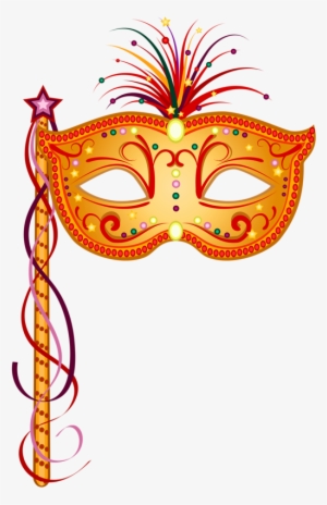 Halloween Masks, Halloween Clipart, Mardi Gras, Clip - Gold Carnival Masks Png Vectors