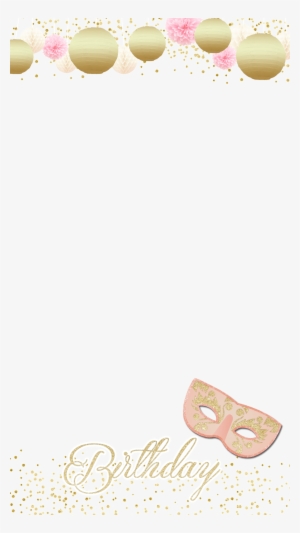 Gold Glitter Masquerade - Night