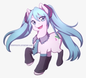 Sashavasileva, Clothes, Hatsune Miku, Ponified, Safe, - Hatsune Miku Pony