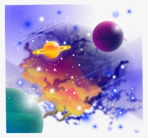 Sky Planets Universe Space Background Galaxy Cosmic - Star Cosmic Png