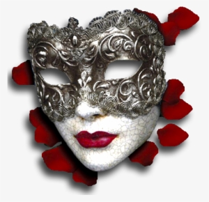 Masquerade Mask Transparent /tg/ - Venetian Drama Mask Glass Pendant Necklace Keychain