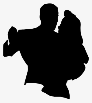 Onlinelabels Clip Art - Couple Dancing Silhouette