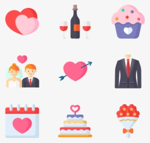 Wedding - Cute Wedding Icon Png