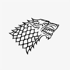 House Stark Of Thrones - Game Of Thrones Direwolves Logo