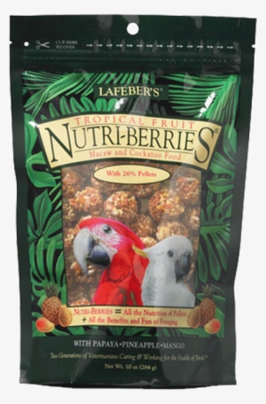 Tropical Fruit Nutri-berries For Macaws - Lafeber Lafeber's Gourmet Tropical Fruit Nutri-berries
