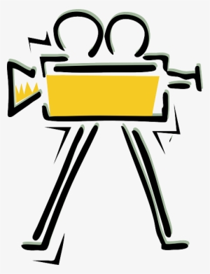 Movie, Cinema, Camera, Director, Film Projector - Filming Clip Art
