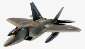 Raptor F-22 Jet Fighter Military Air Airpl - Planes Png
