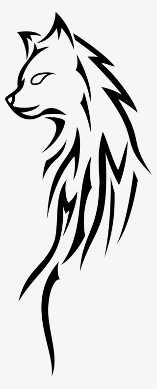Winner - Transparent Tribal Wolf Logo