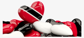 Illustration Of Flag Of Trinidad And Tobago - Iran Flag Heart