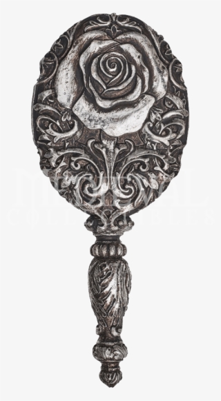 Baroque Rose Hand Mirror - Rose Hand Mirror
