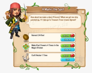 2 X Marks The Spot - Cartoon