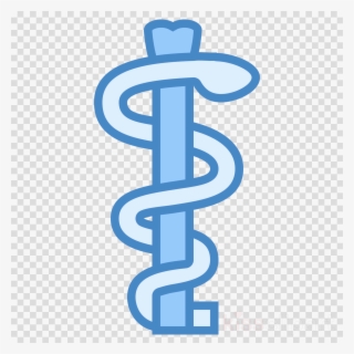 Vara De Asclepio Clipart Snakes Rod Of Asclepius - Red Colour