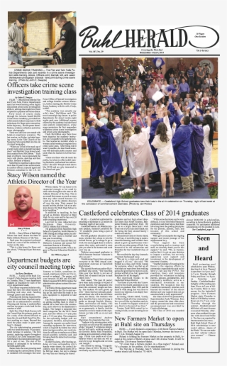 Click To Enlarge Buhl Herald Crime Scene Class 2 - Buhl Herald