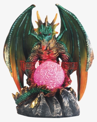 Dragon And Pink Orb Led Light